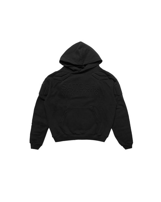 Satoshi Nakamoto Black Moto Hoodie for men