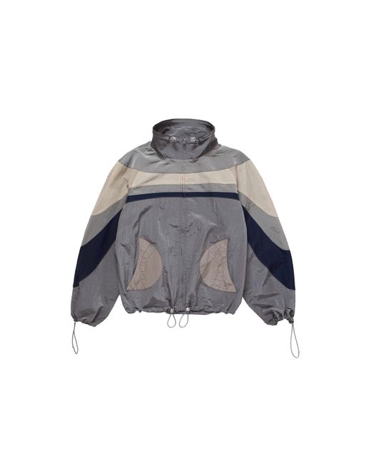 ERL Gray Nylon Rave Jacket for men