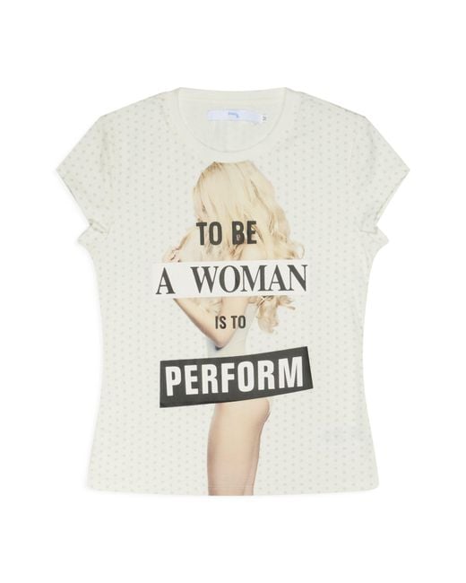 PRAYING White Perform Tee for men