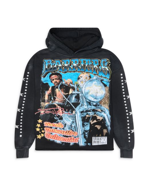 Barriers Blue Ezy Ryder Hoodie for men