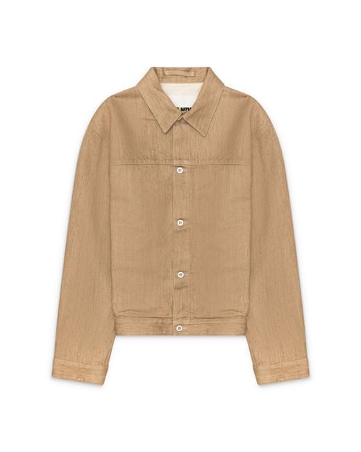Jil Sander Natural Light Denim Jacket Barley for men