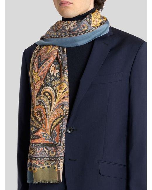 Sciarpa di Etro in Natural da Uomo