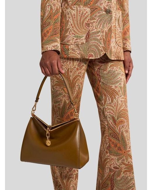 Etro Brown Medium Vela Bag