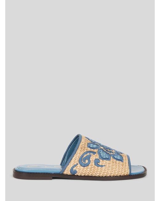 Slide di Etro in Blue