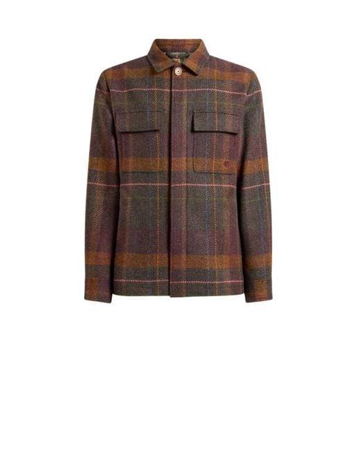 Etro Brown Shacket for men