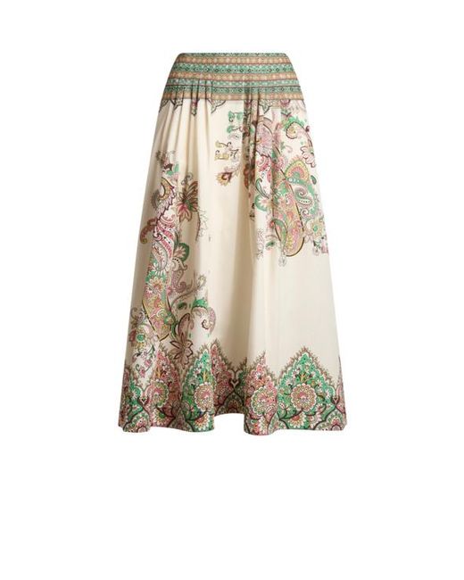 Gonna Midi di Etro in White