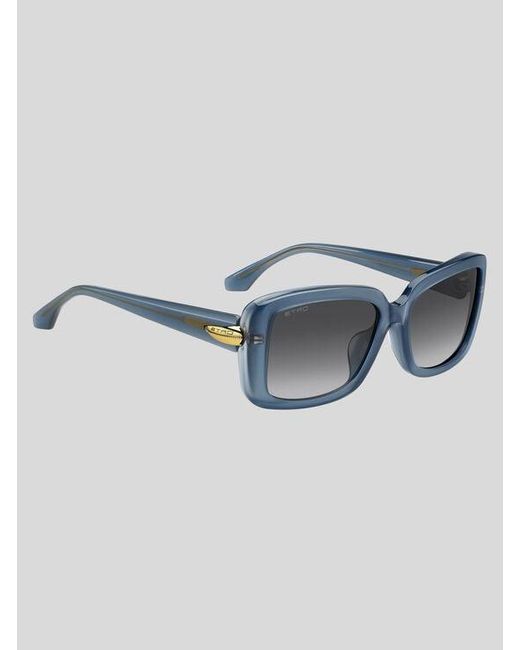 Etro Blue Drop Sunglasses