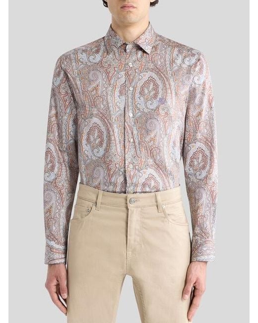 Etro Gray Shirt for men