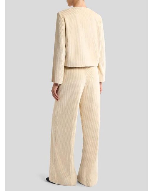 Etro Natural Cotton Corduroy Jacket
