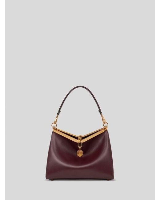 Etro Purple Medium Vela Bag