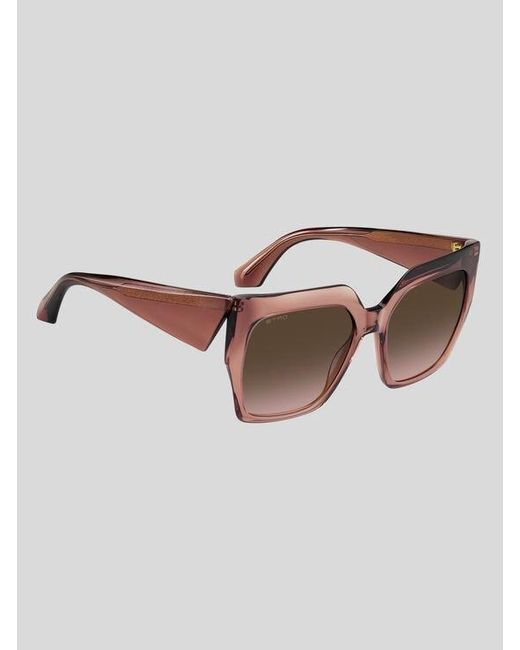 Etro Brown Tailoring Sunglasses