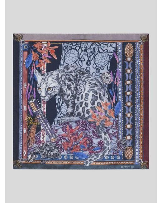 Pochette di Etro in Blue da Uomo