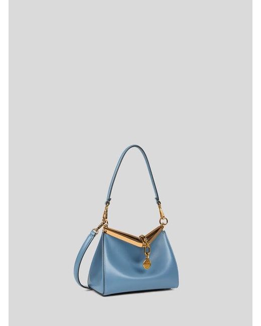 Etro Blue Small Vela Bag