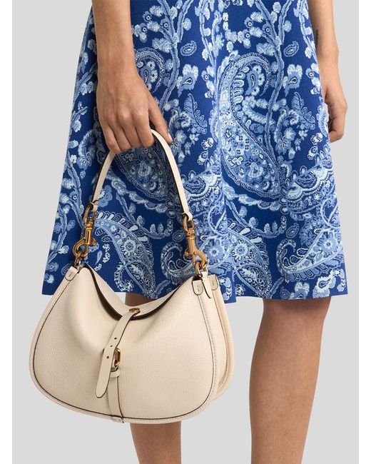Etro Natural Medium Leather Pony Bag