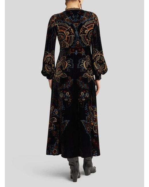 Etro velvet dress outlet
