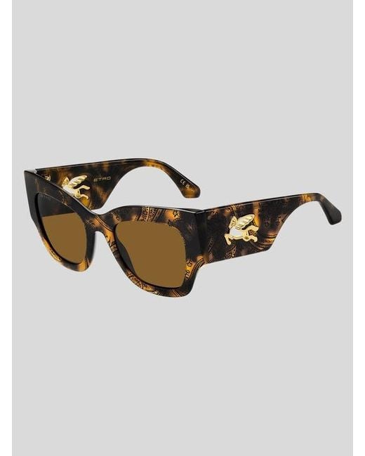Etro Brown Mania Sunglasses