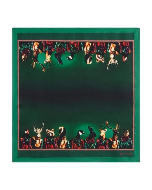 Pochette di Etro in Green da Uomo