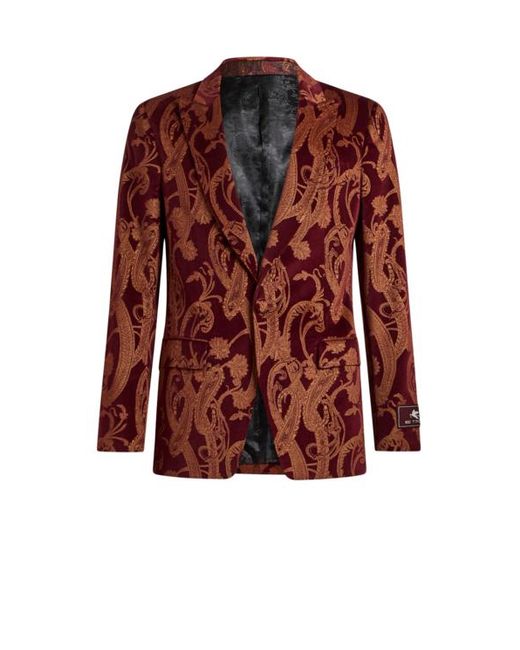 【送料&関税込】Etro Reversible Single-breasted Jacket Etro single-breasted blazer | REVERSIBLE