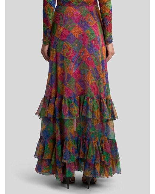 Gonna Lunga di Etro in Red