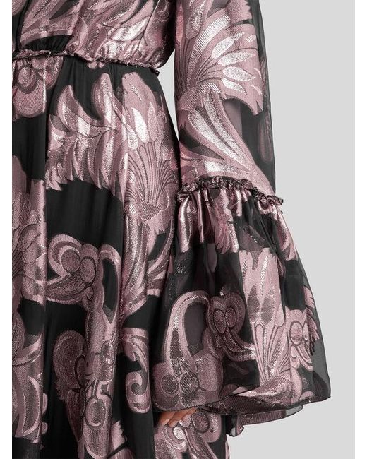 Robe Longue À Fils Coupés, Femme, Taille Etro en coloris White