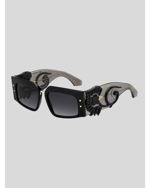 Etro Black Blossom Sunglasses