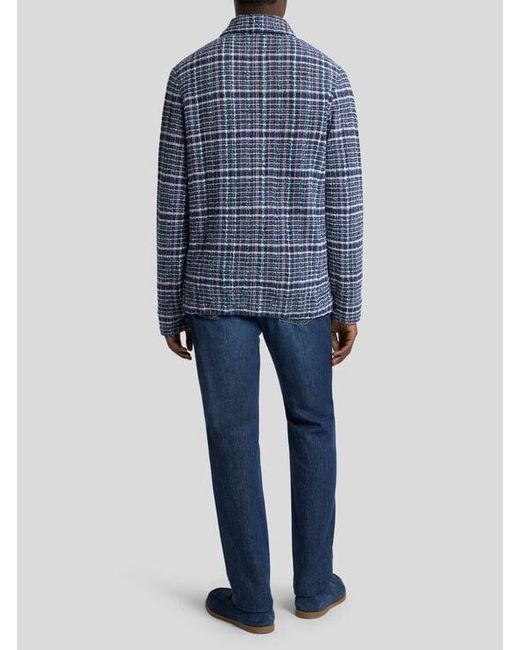 Giacca di Etro in Blue da Uomo