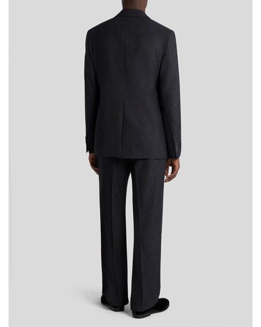 Etro Blue Single-Breasted Jacket for men