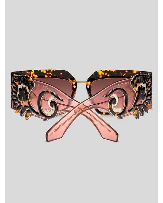 Etro Brown Blossom Sunglasses