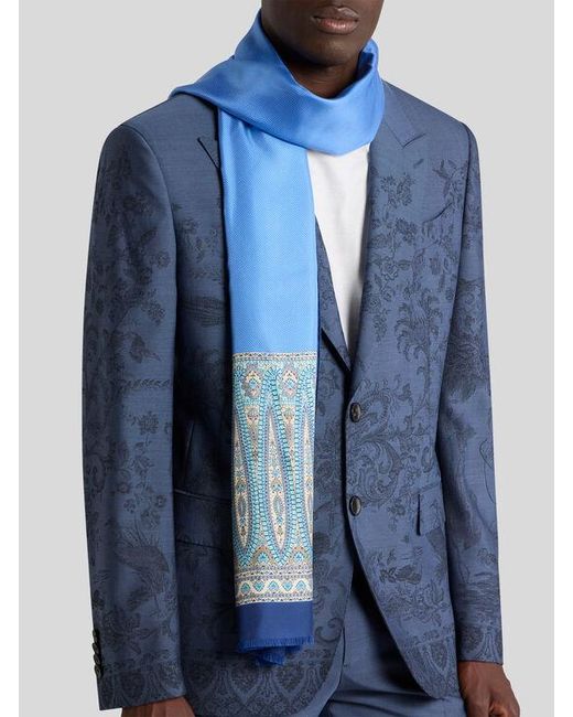 Sciarpa di Etro in Blue da Uomo