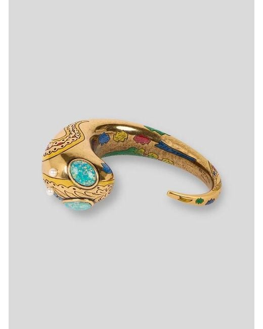 Etro Metallic Alien Bangle Bracelet