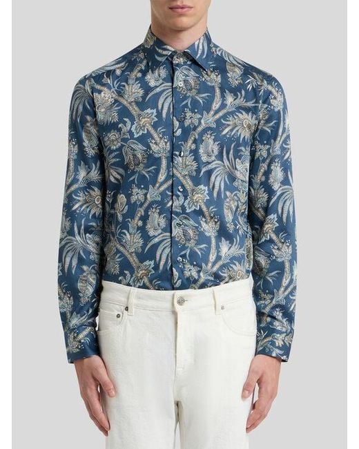 Etro Blue Shirt for men