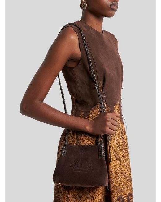 Etro Natural Mini Libra Tote Bag