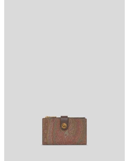 Etro Brown Arnica Wallet