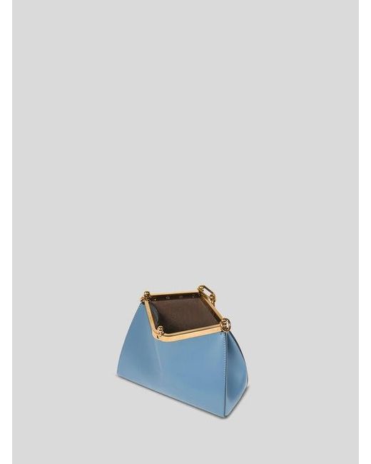 Etro Blue Small Vela Bag