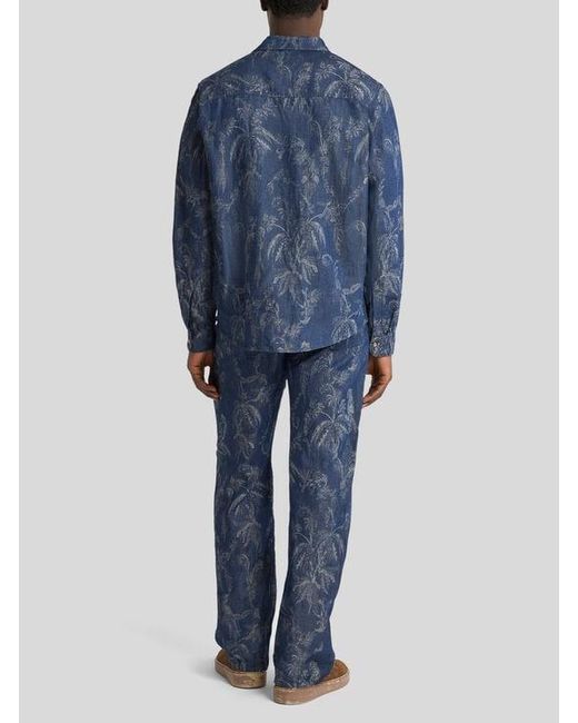 Etro Blue Shirt for men