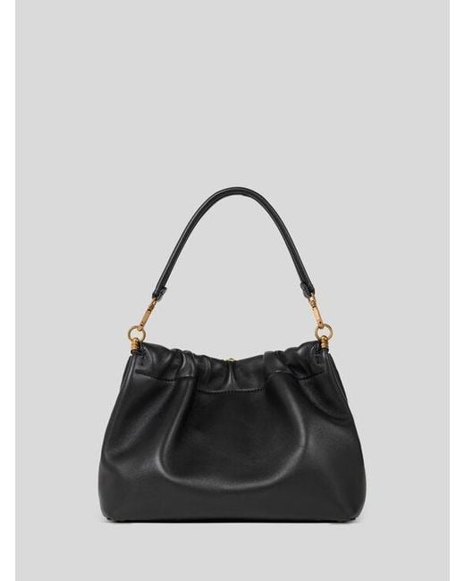 Etro Black Medium Vela Blossom Bag