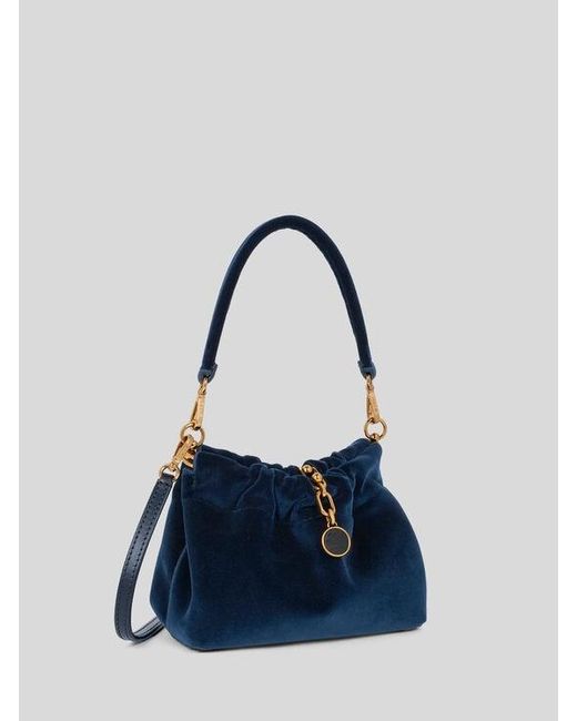 Etro Blue Small Vela Blossom Bag