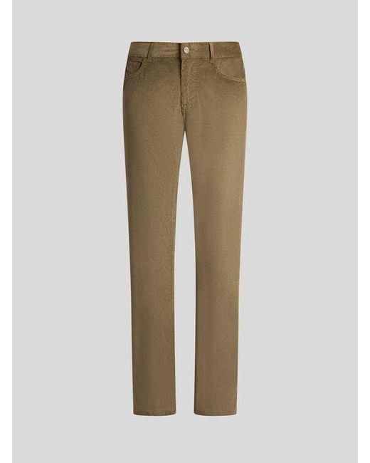 Etro Natural Five-Pocket Trousers for men