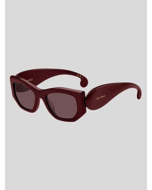 Etro Purple Paisley Sunglasses