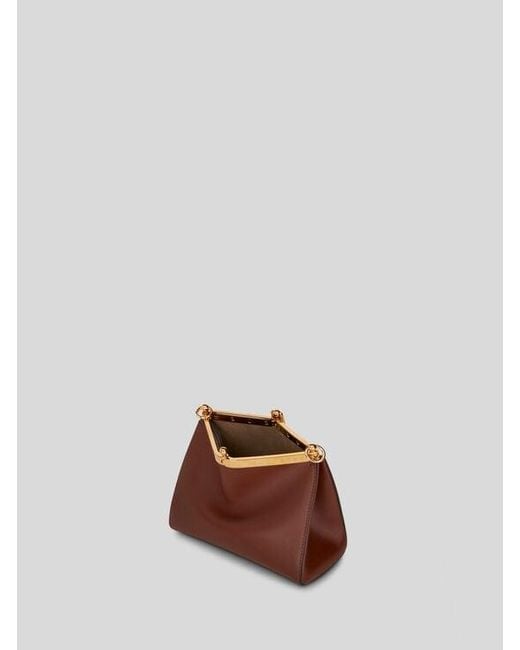 Etro Brown Small Vela Bag