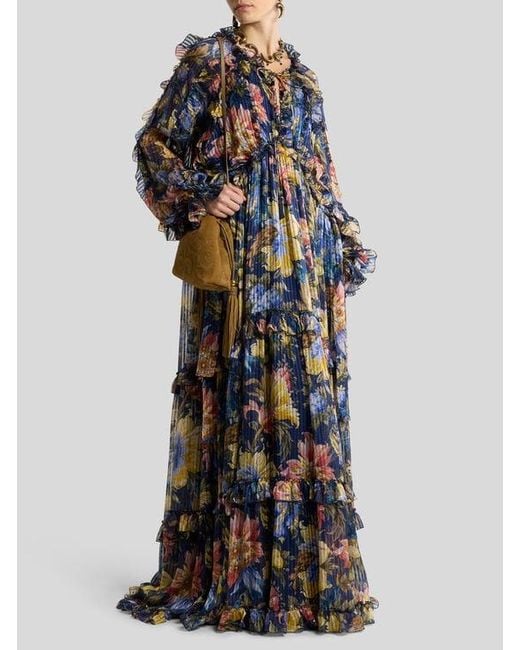 Etro White Long Dress