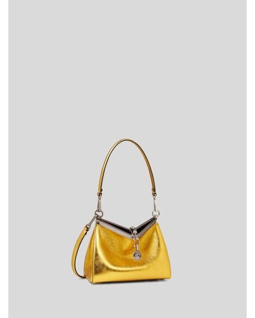 Etro Metallic Small Laminated Vela Bag