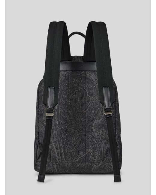 Zaino di Etro in Black da Uomo