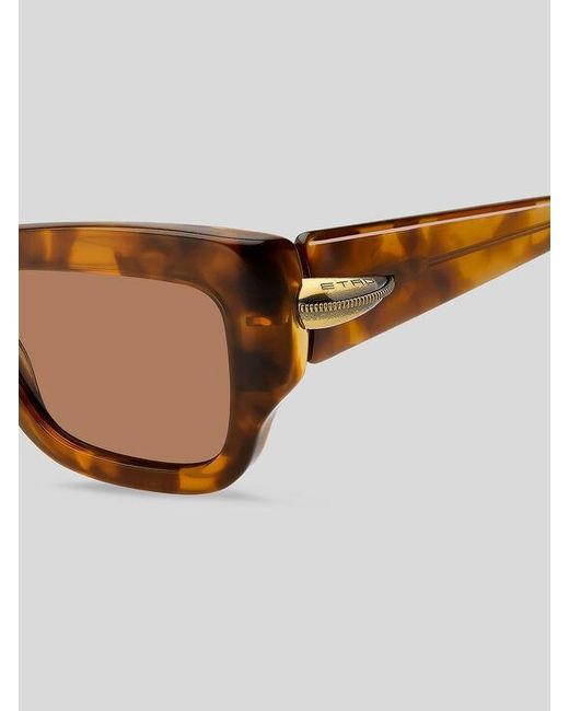 Etro Brown Drop Sunglasses
