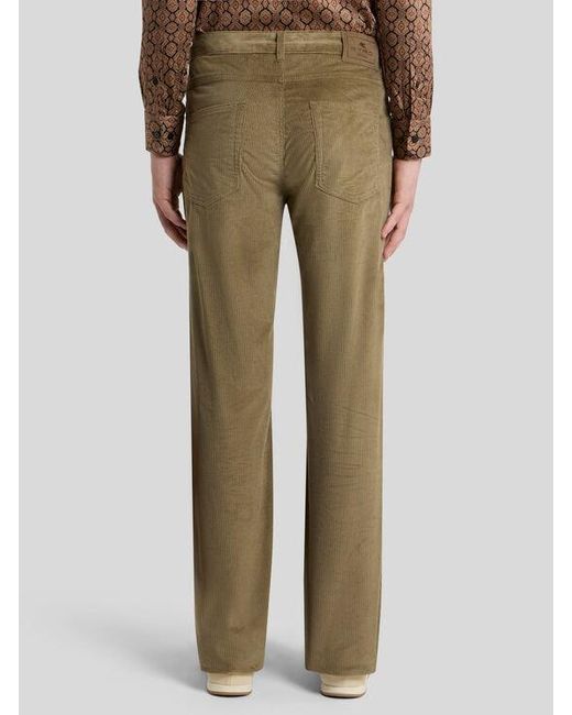 Etro Natural Five-Pocket Trousers for men
