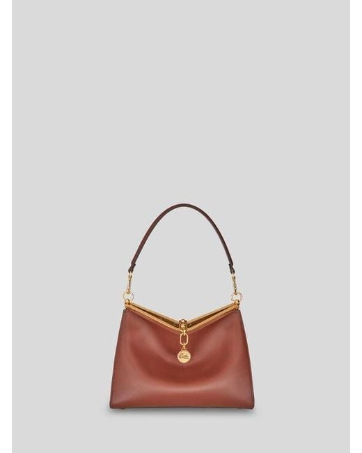 Etro Red Medium Vela Bag