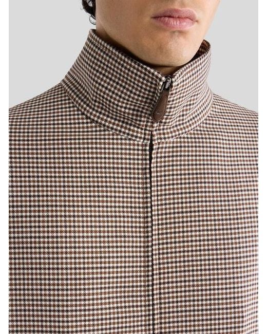 Etro Gray Turtleneck Jacket for men