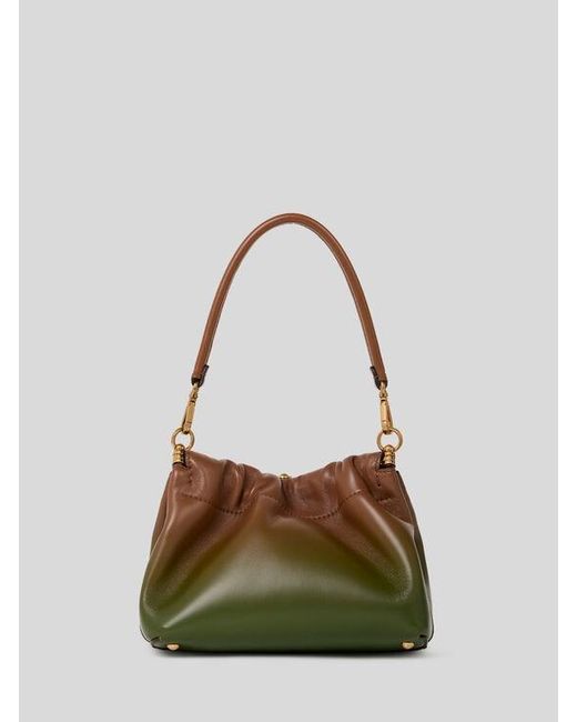 Etro Green Small Vela Blossom Bag