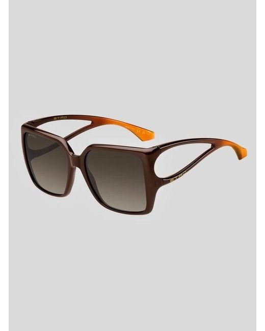 Etro Brown Zephyr Sunglasses