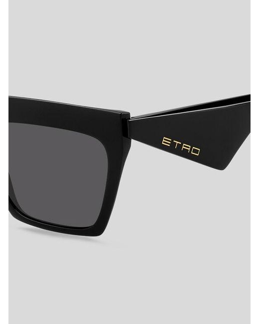 Etro Black Tailoring Sunglasses